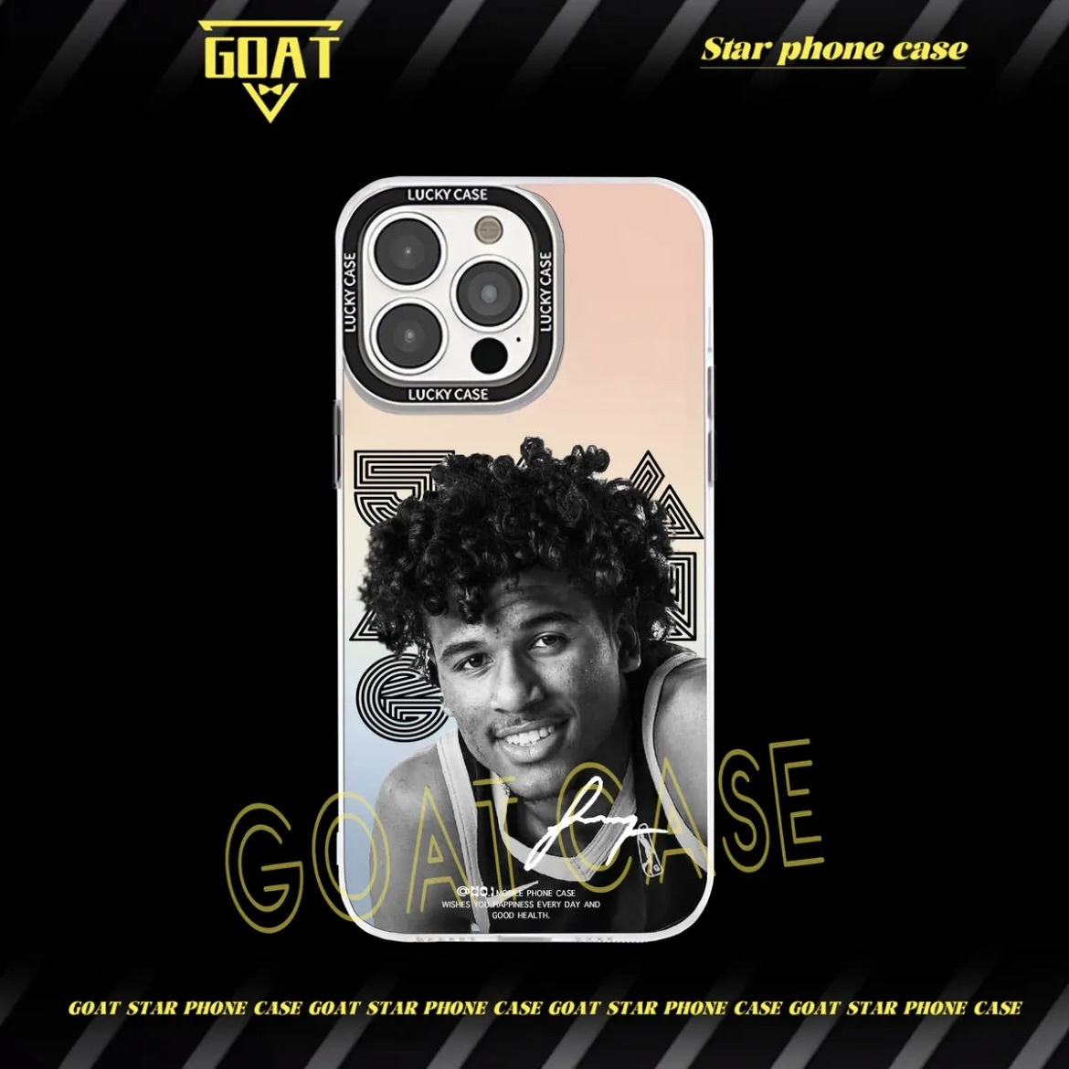 球星肖像｜極光鐳射球星手機殼-CASEZONE