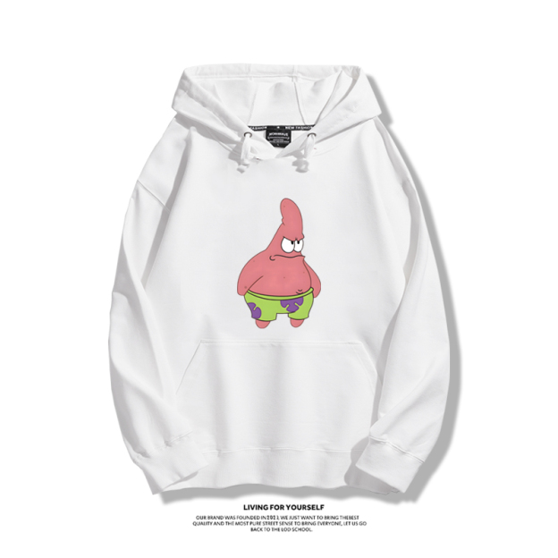 派大星新款 親子情侶男女款連帽衛衣-CASEZONE