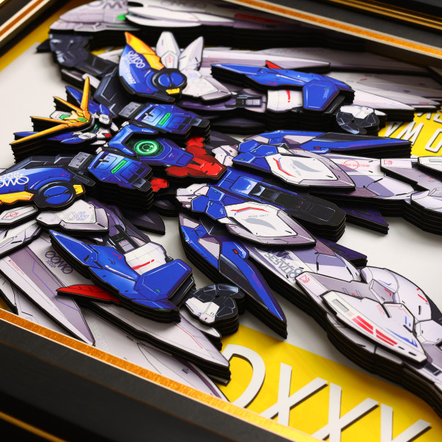 機動戰士鋼彈 3D立體畫-CASEZONE