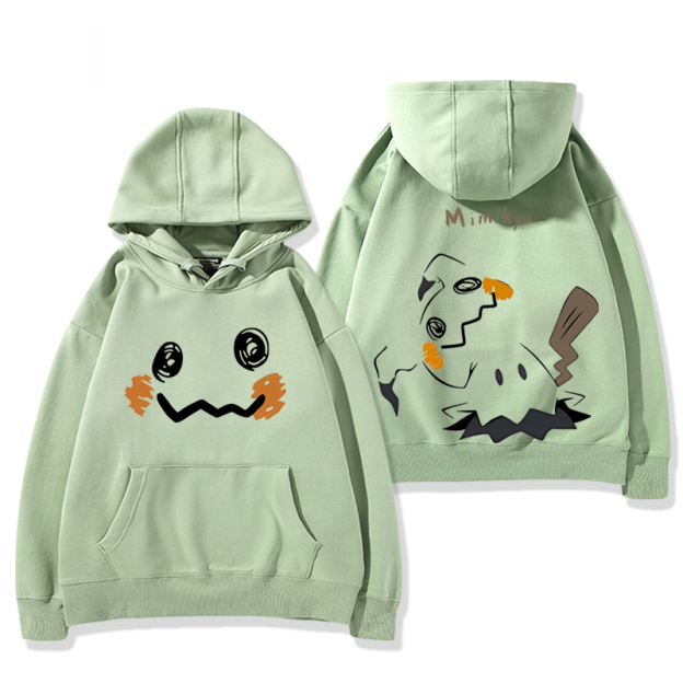 寶可夢 聯名衛衣2024秋冬新款親子情侶裝薄絨款連帽衛衣