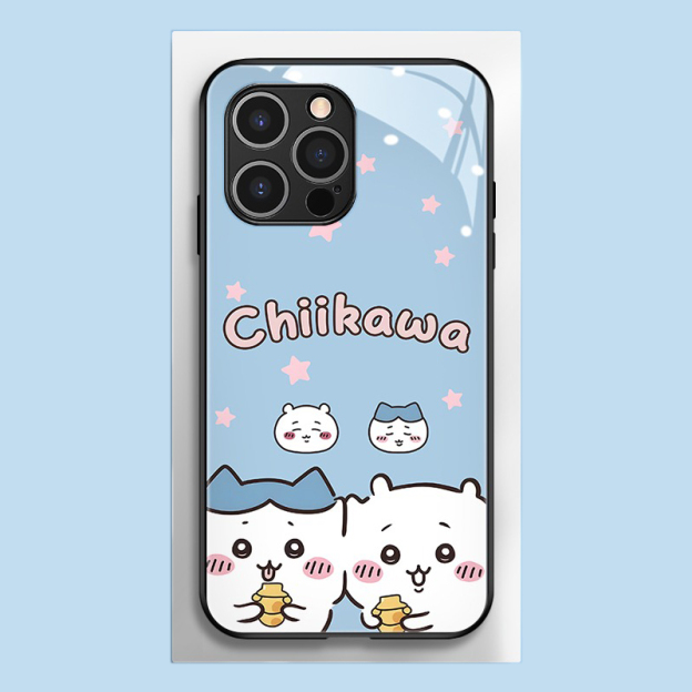 Chiikawa新款高清全包防摔玻璃殼-CASEZONE