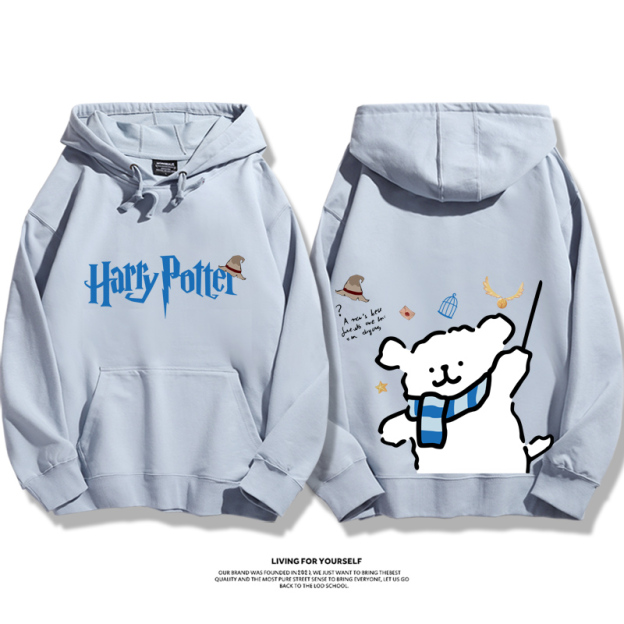 線條小狗 X 哈利波特聯名 親子情侶男女款連帽衛衣-ZUIHANG SHOP