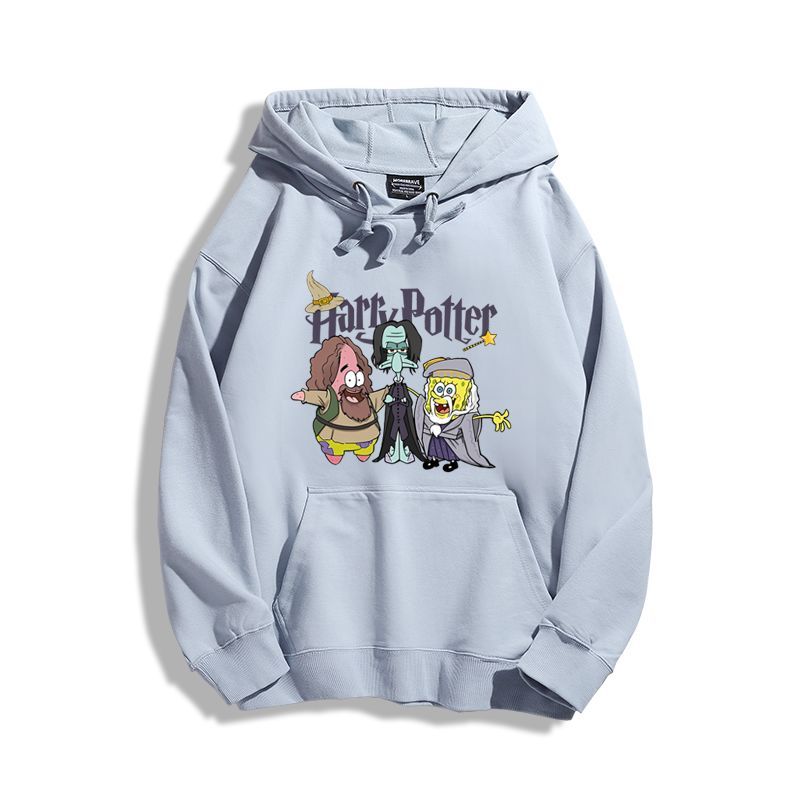 海綿寶寶聯名新款 親子情侶男女款連帽衛衣-CASEZONE