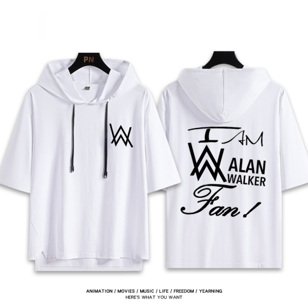 艾倫沃克 Alan Walker 連帽短袖T恤-CASEZONE