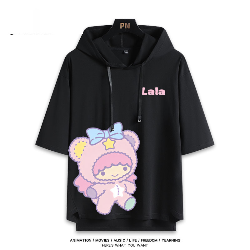 雙子星 Little twin stars 連帽短袖T恤