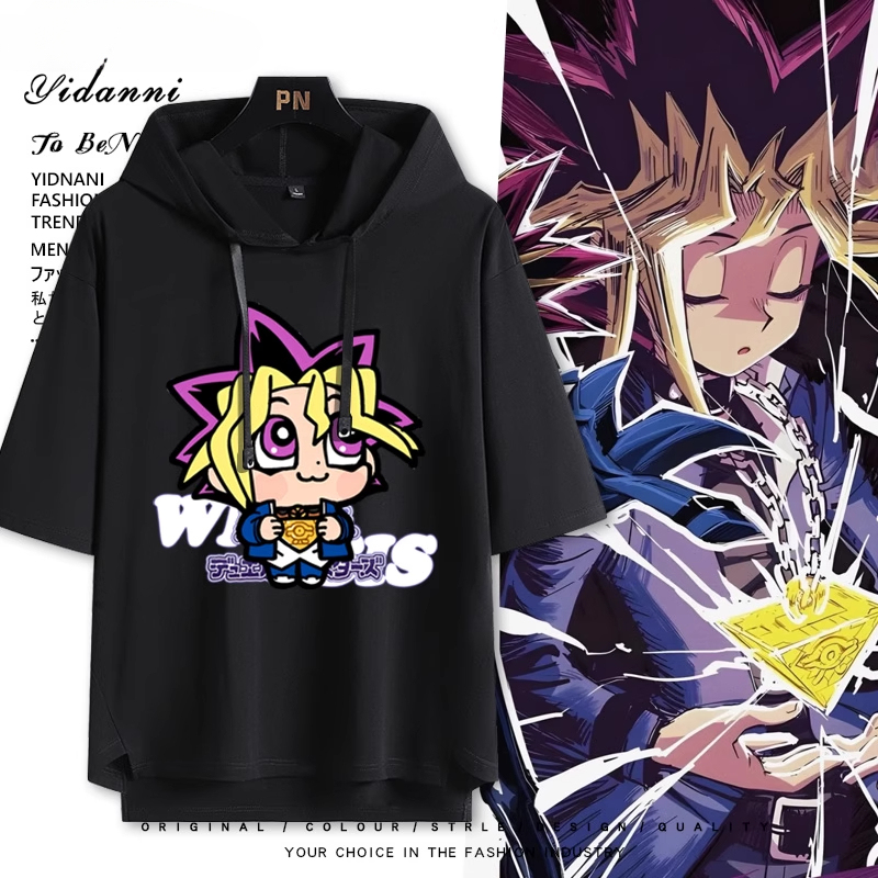 遊戲王 武藤遊戲 連帽短袖T恤-CASEZONE