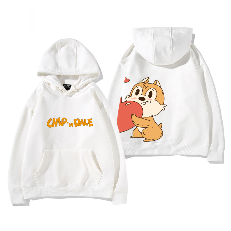 奇奇和蒂蒂新款 親子情侶男女款連帽衛衣-CASEZONE