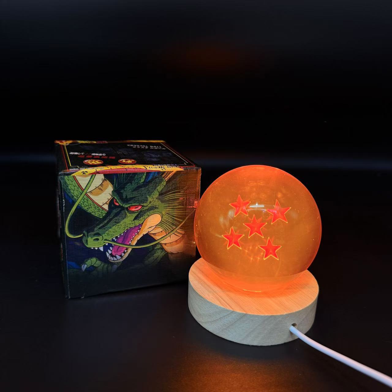 七龍珠 七星龍珠水晶球 LED創意桌面擺件-CASEZONE