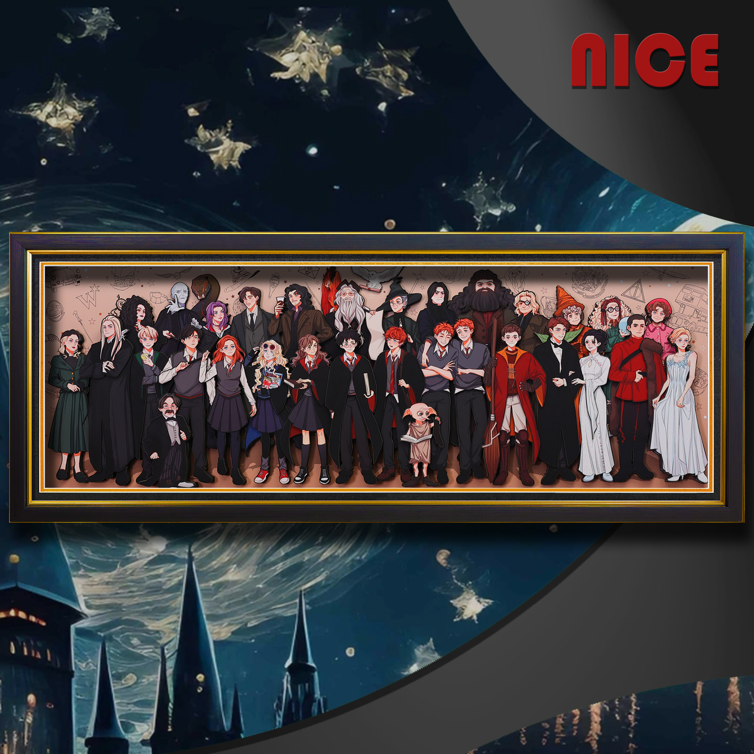 哈利波特 3D立體畫-CASEZONE