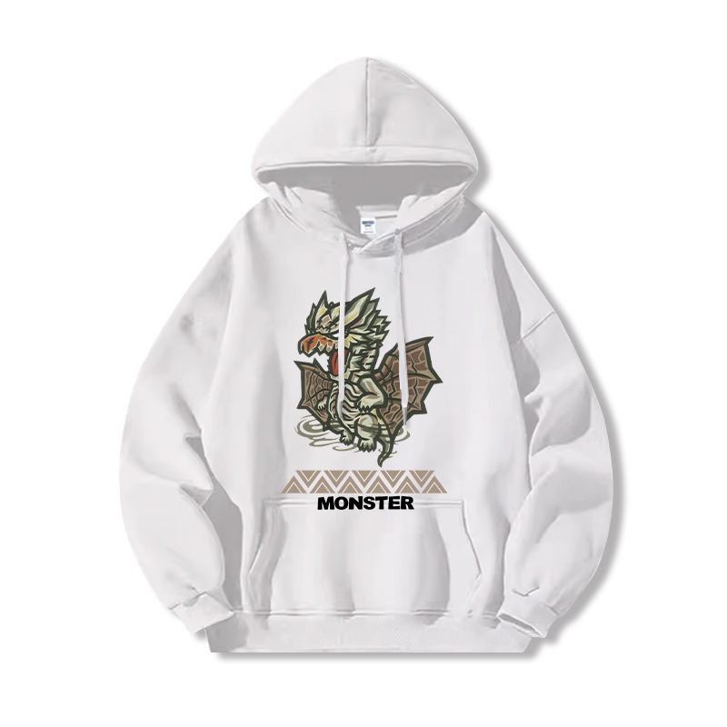 Monster Hunter Rise魔物獵人新款 親子情侶男女款連帽衛衣-CASEZONE
