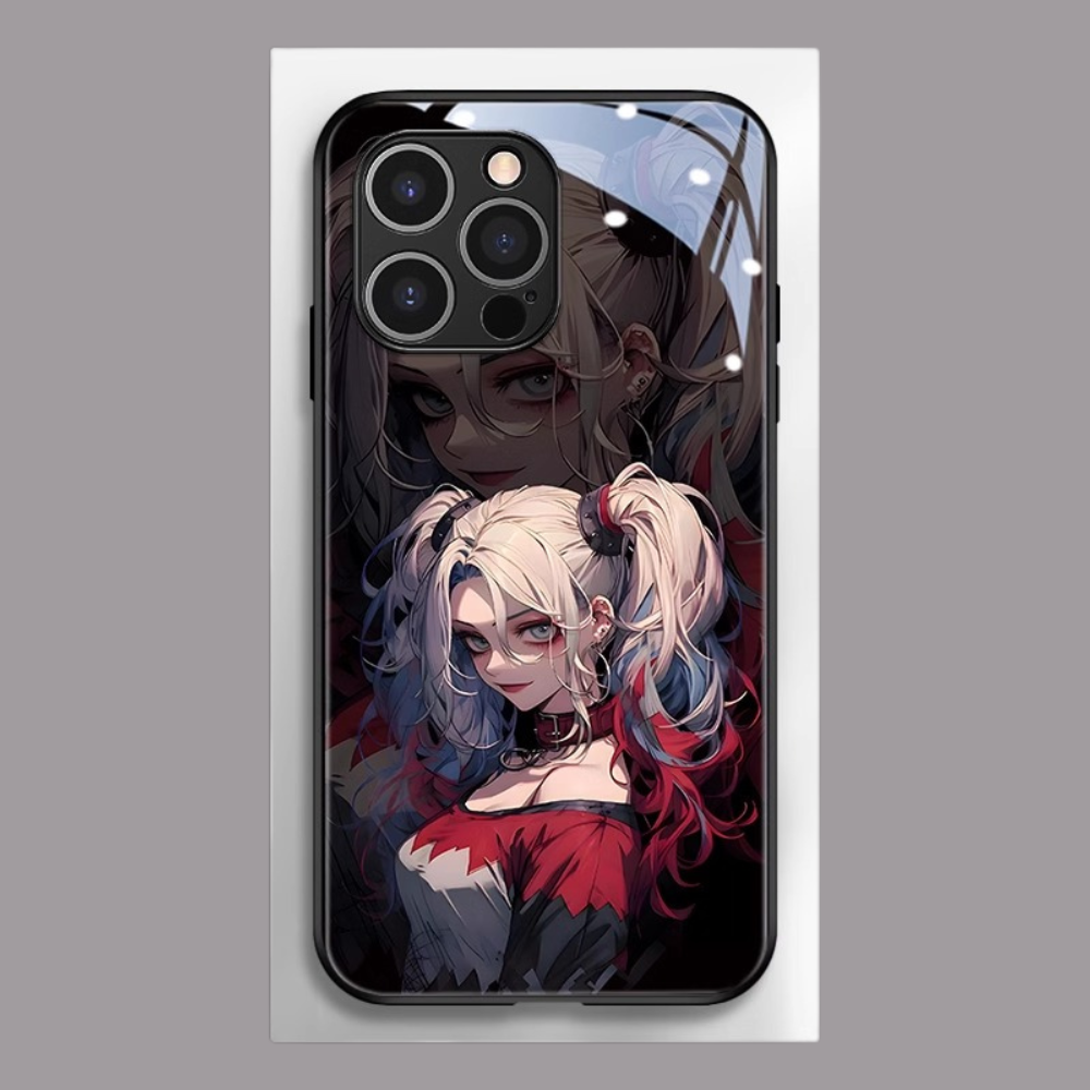 小丑女新款高清全包防摔玻璃殼-CASEZONE