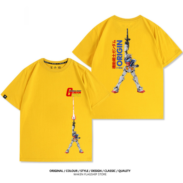 機動戰士鋼彈 印花短袖T恤-CASEZONE