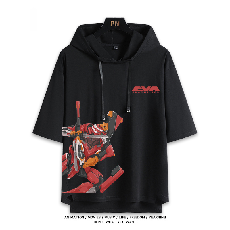 EVA新世紀福音戰士 連帽短袖T恤