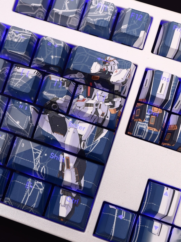 機動戰士RX-93透光RGB108鍵標準配列衛星軸鍵帽-CASEZONE