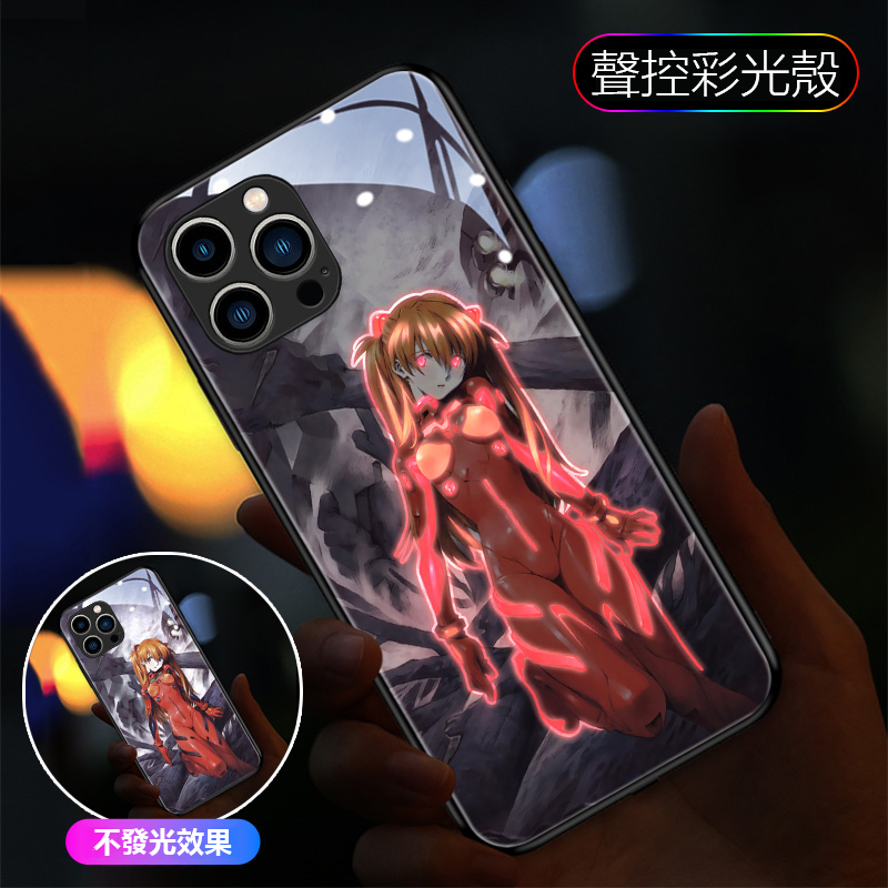 EVA新世紀福音戰士來電閃智能發光手機殼-CASEZONE