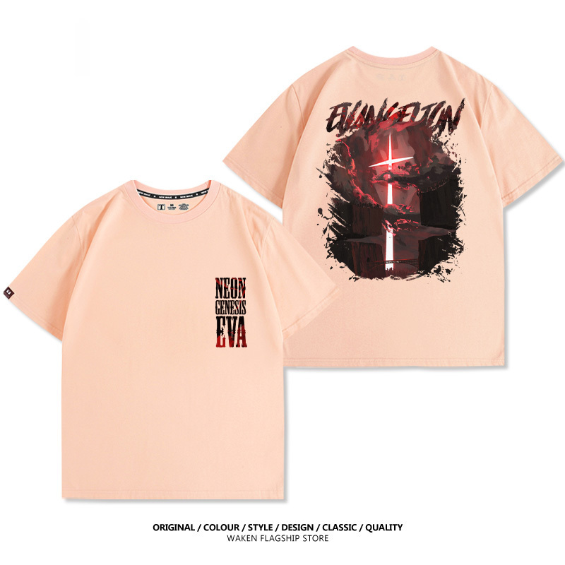 EVA復古十字架 印花T恤