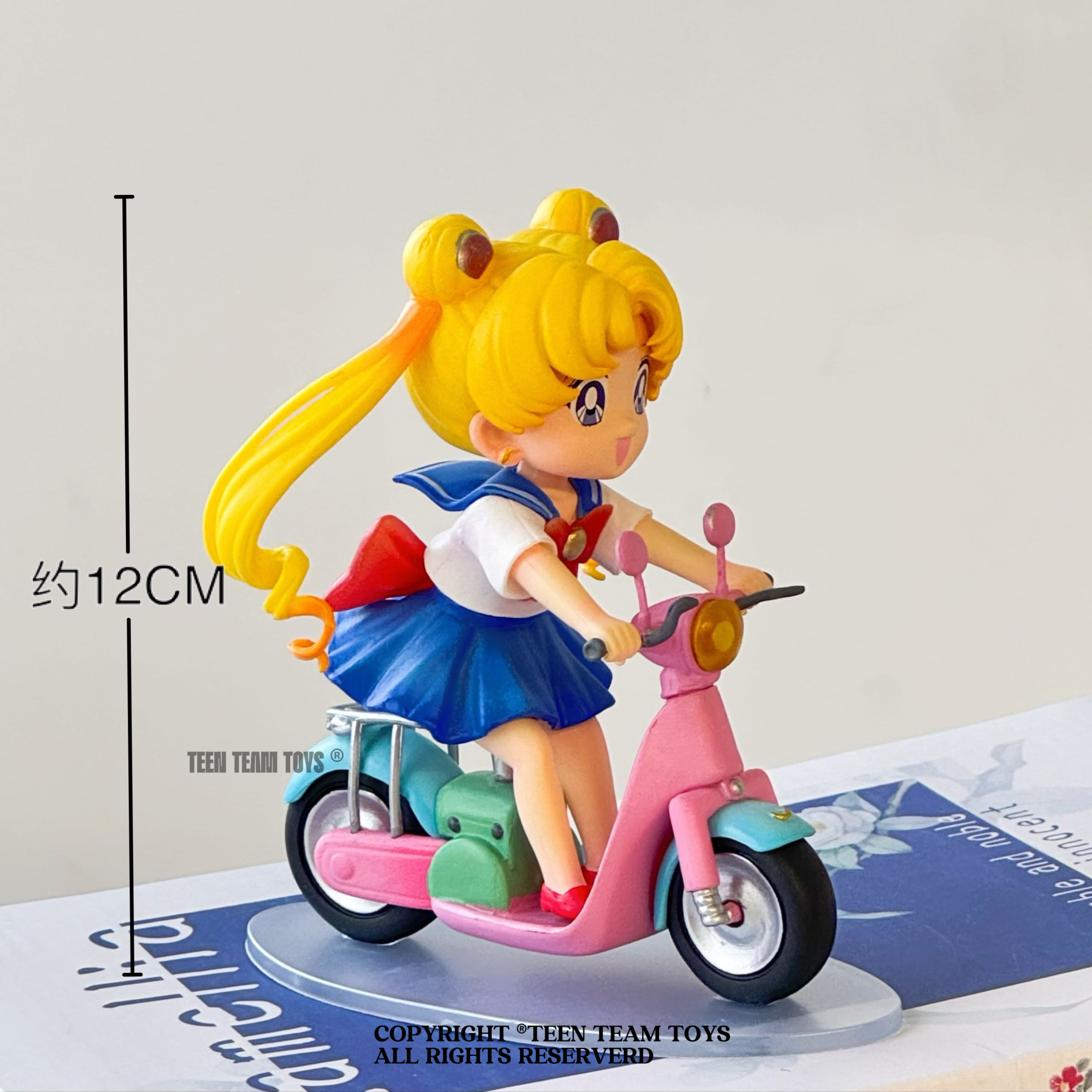 潮玩GK 美少女系列 摩托車電瓶車 水冰月-CASEZONE