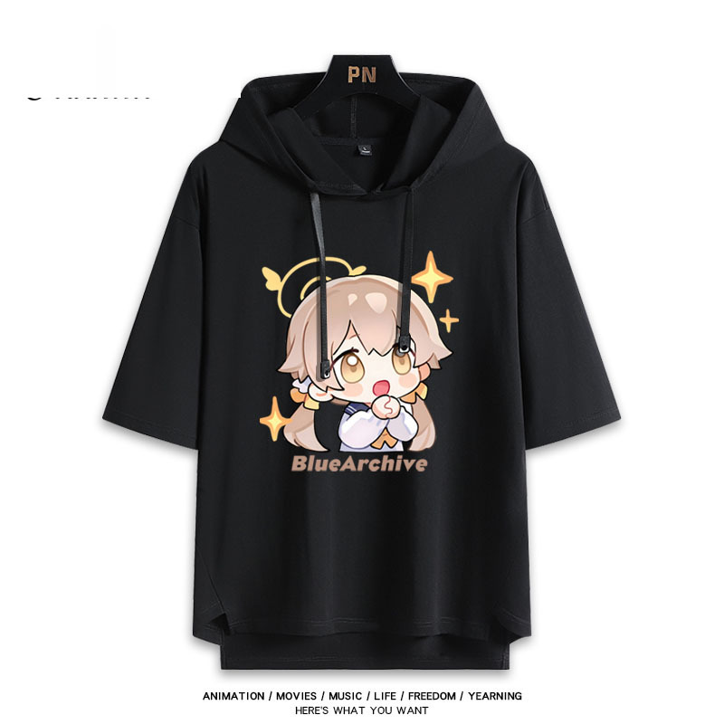 蔚藍檔案 連帽短袖T恤