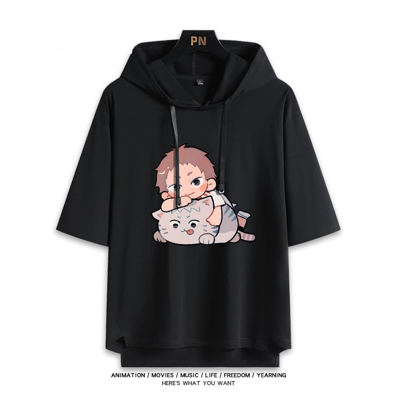 排球少年 連帽短袖T恤