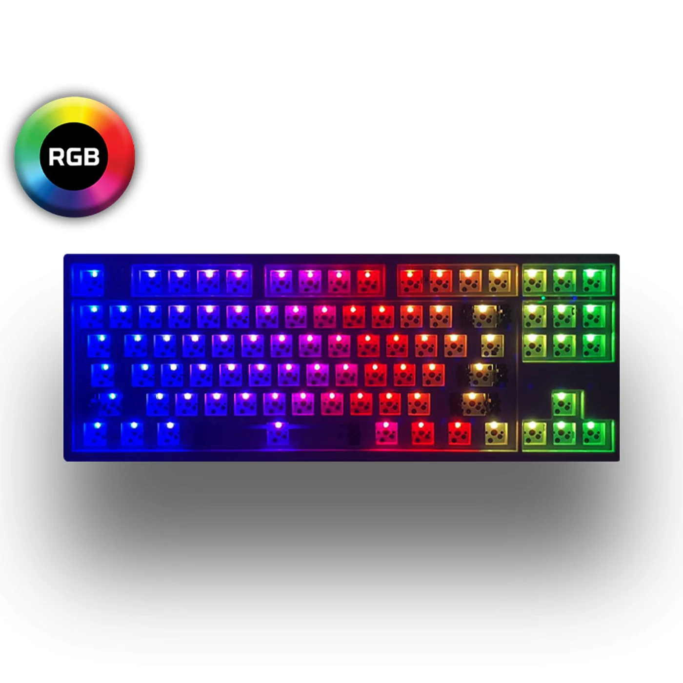 Alpha 87 - 80% 無線機械式鍵盤準系統套件-CASEZONE