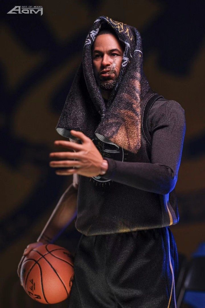 AOM TOYS NBA 金州勇士 史提芬居里 金色玫瑰套裝-CASEZONE