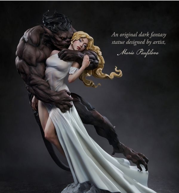 【預購】正版授權 Sideshow 46cm 美女與野獸