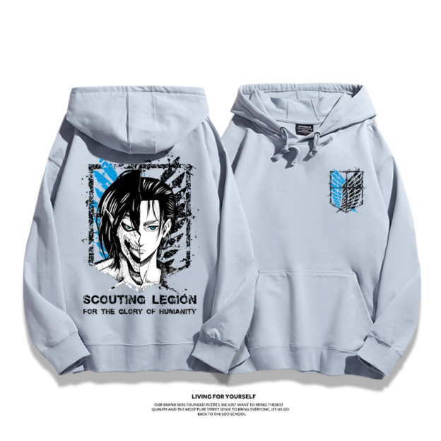 進擊的巨人 2025秋冬新款 親子情侶男女連帽衛衣-ZUIHANG SHOP