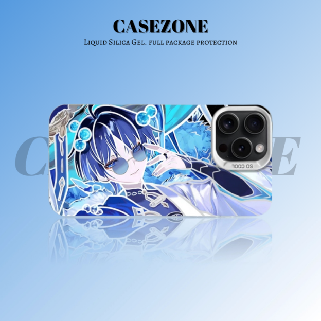 原神彩銀防摔手機殼-CASEZONE