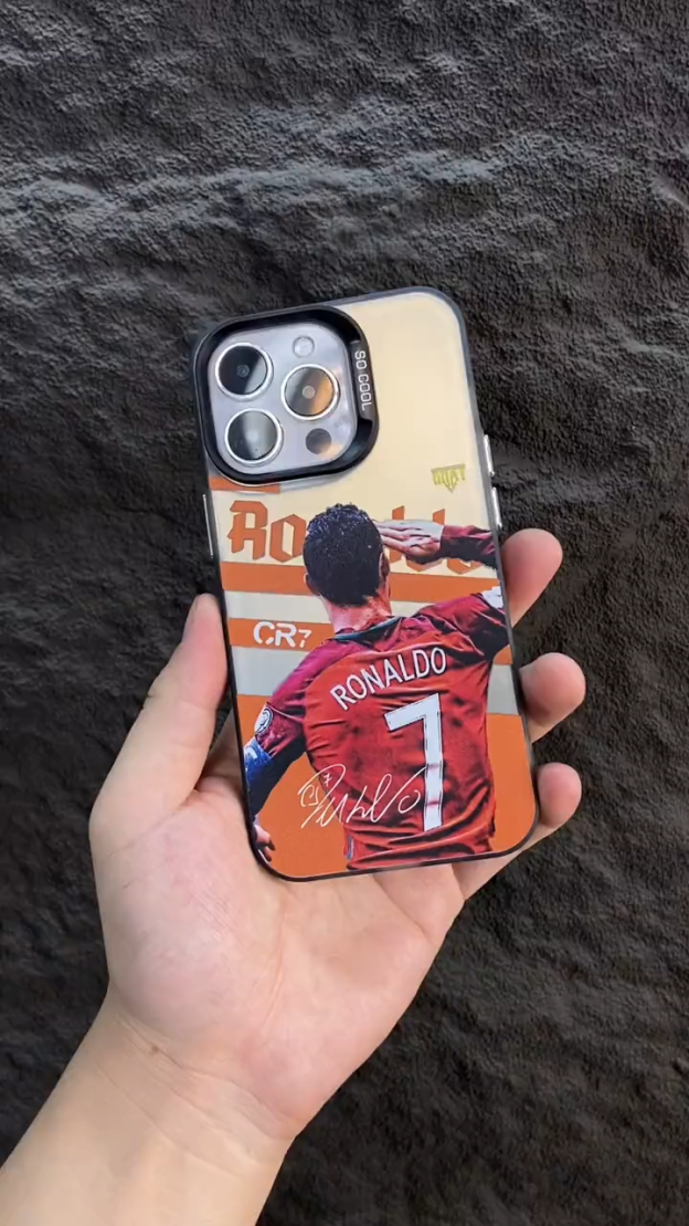 C羅背影｜彩銀球星手機殼