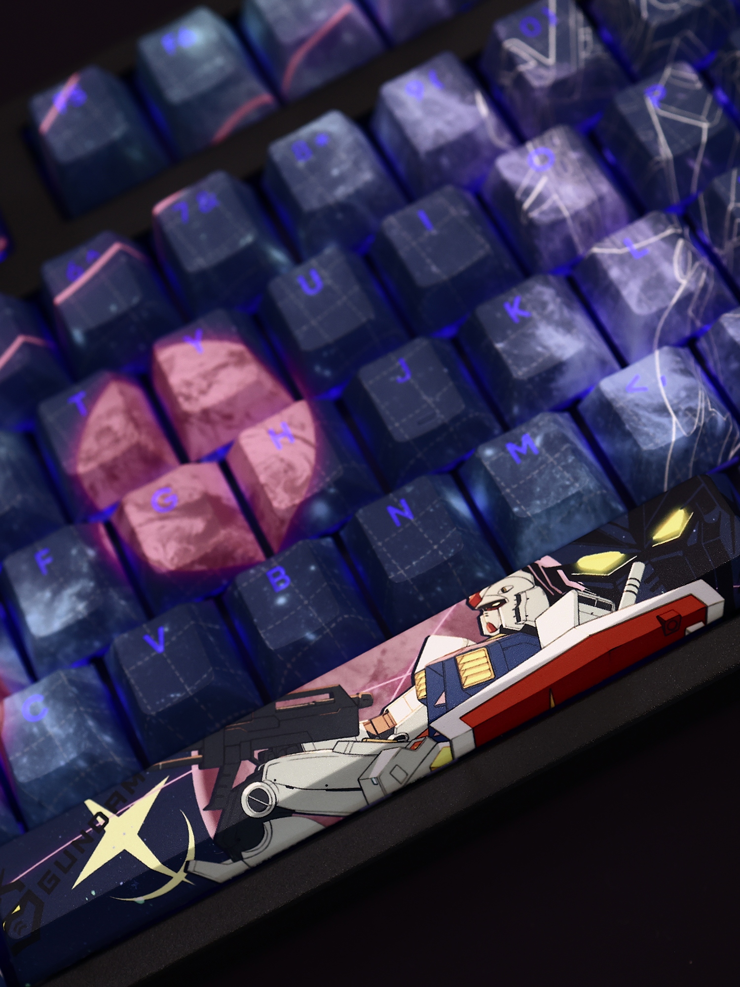 元祖高達透光RGB108鍵標準配列衛星軸鍵帽-CASEZONE