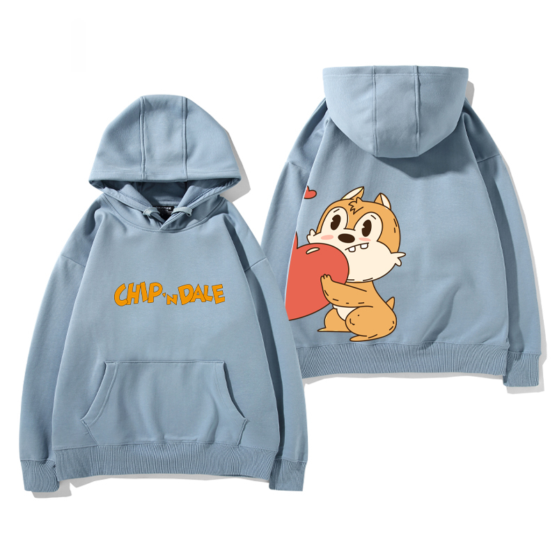 奇奇和蒂蒂新款 親子情侶男女款連帽衛衣-CASEZONE