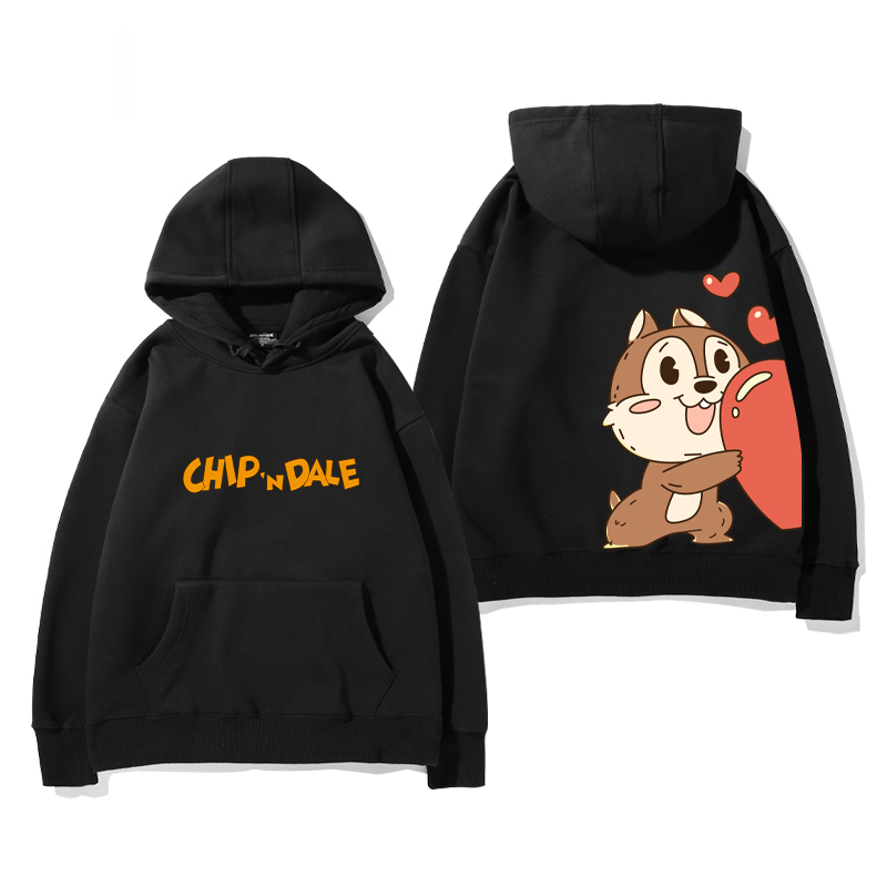 奇奇和蒂蒂新款 親子情侶男女款連帽衛衣-CASEZONE