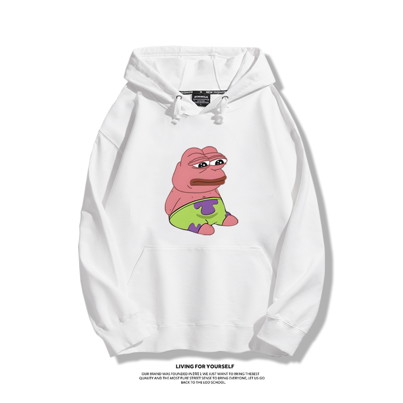 派大星新款 親子情侶男女款連帽衛衣-CASEZONE