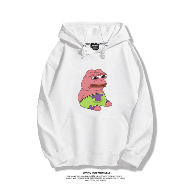 派大星新款 親子情侶男女款連帽衛衣-CASEZONE