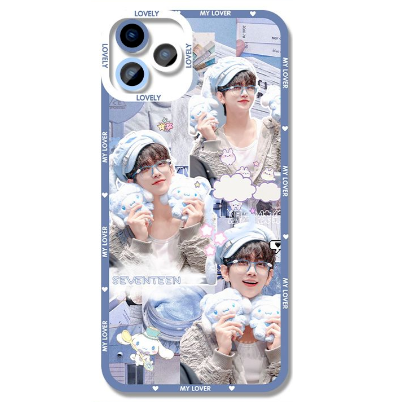 Seventeen天使眼透明防摔軟殼-CASEZONE