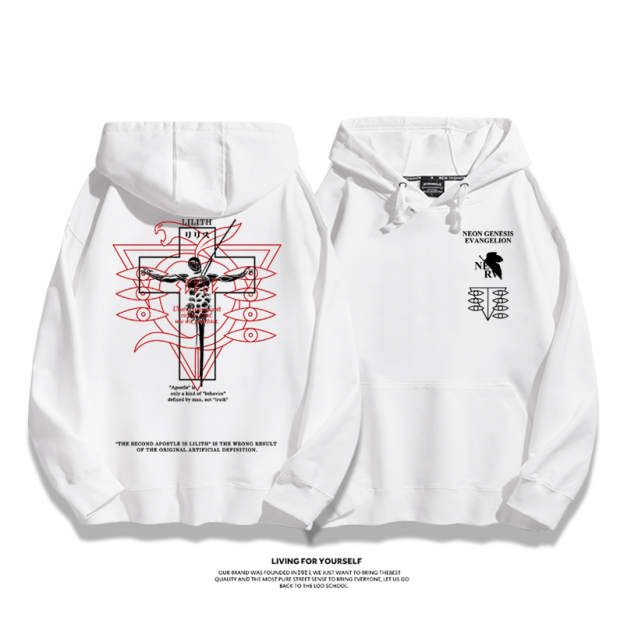 新世紀福音戰士新款 親子情侶男女款連帽衛衣-CASEZONE