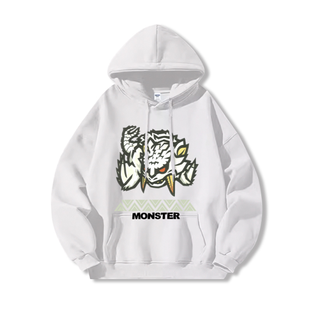 Monster Hunter Rise魔物獵人新款 親子情侶男女款連帽衛衣-CASEZONE