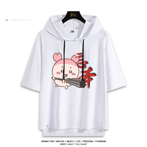 Chiikawa 忘本 連帽短袖T恤-ZUIHANG SHOP