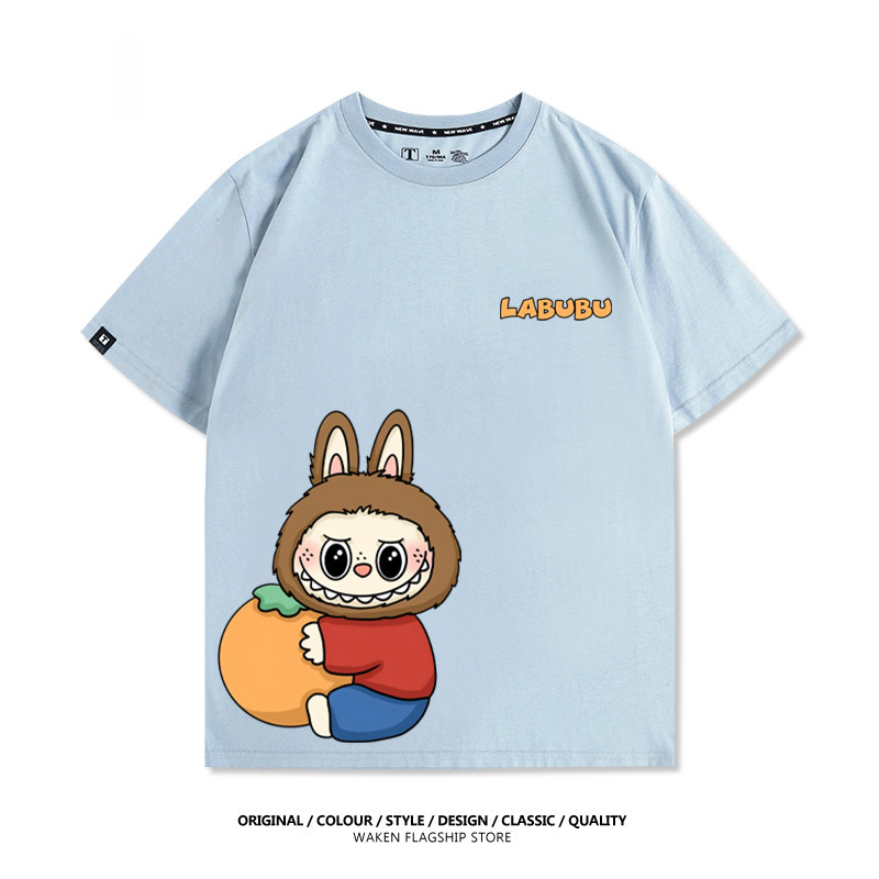 Labubu美式潮牌 印花短袖T恤-CASEZONE