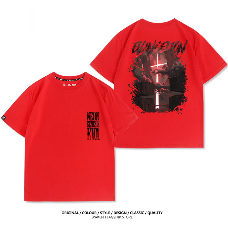 EVA復古十字架 印花T恤