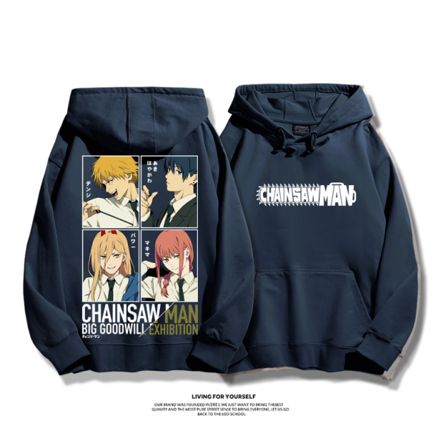 鏈鋸人 2025秋冬新款 親子情侶男女連帽衛衣-ZUIHANG SHOP