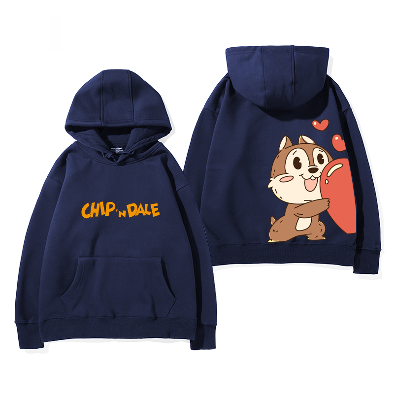 奇奇和蒂蒂新款 親子情侶男女款連帽衛衣-CASEZONE