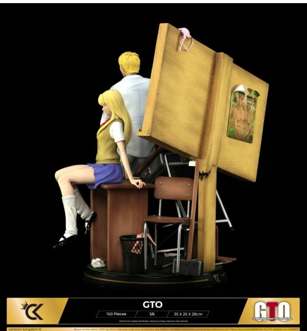 【預購】正版授權 Cartoon Kingdom（CK） 麻辣教師 GTO 鬼冢英吉 1/6雕像-CASEZONE