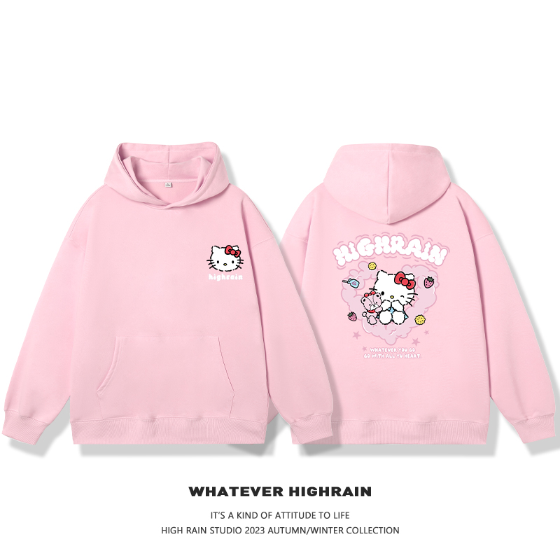 HelloKitty新款 親子情侶男女款連帽衛衣-CASEZONE