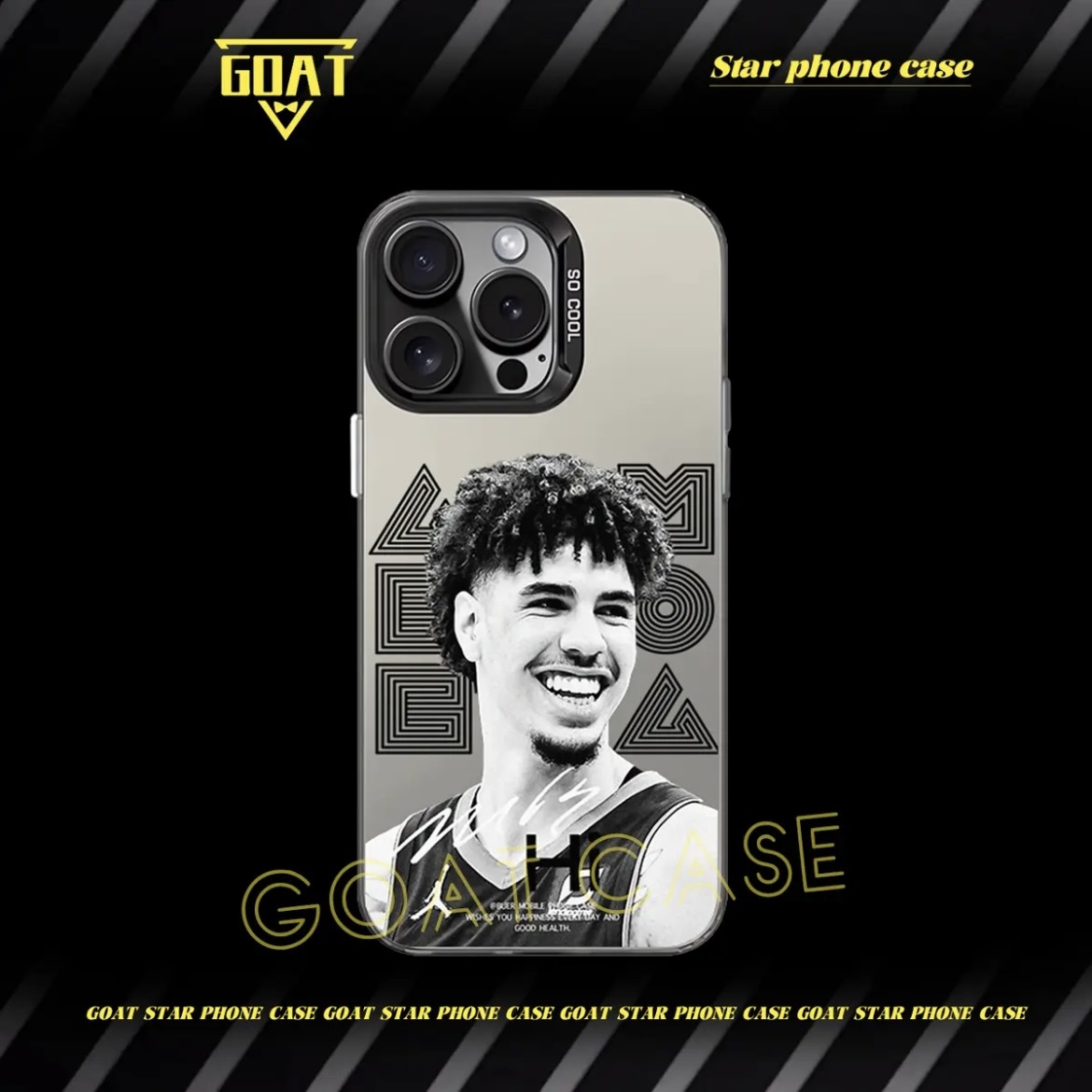 球星頭像｜彩銀球星手機殼-CASEZONE