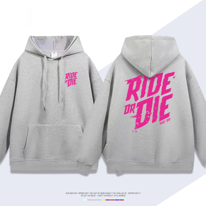 PMuc-Off土坡ride or die速降騎行服 衛衣2025秋冬新款親子情侶裝連帽衛衣