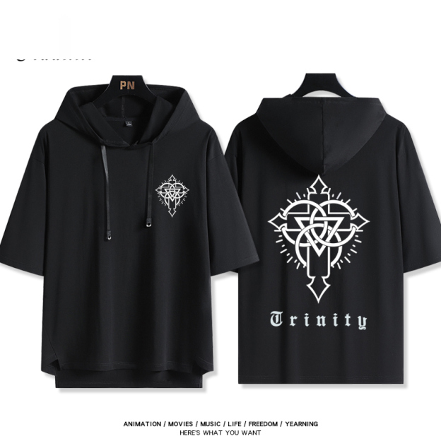 蔚藍檔案 圣三一 連帽短袖T恤