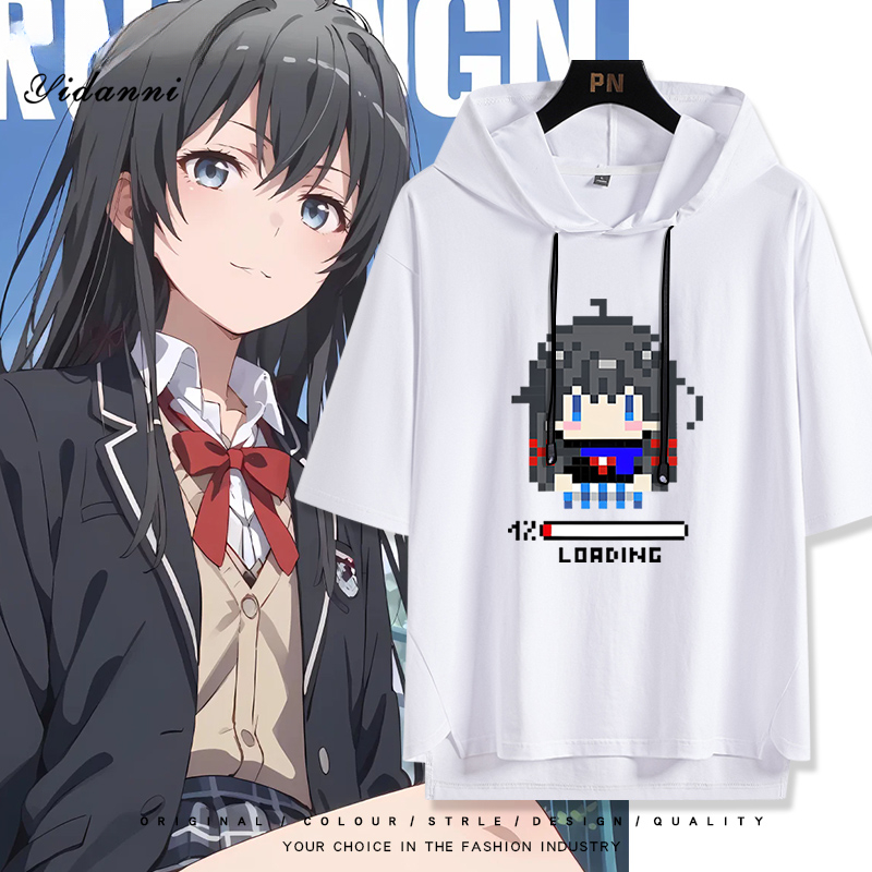 果青 連帽短袖T恤