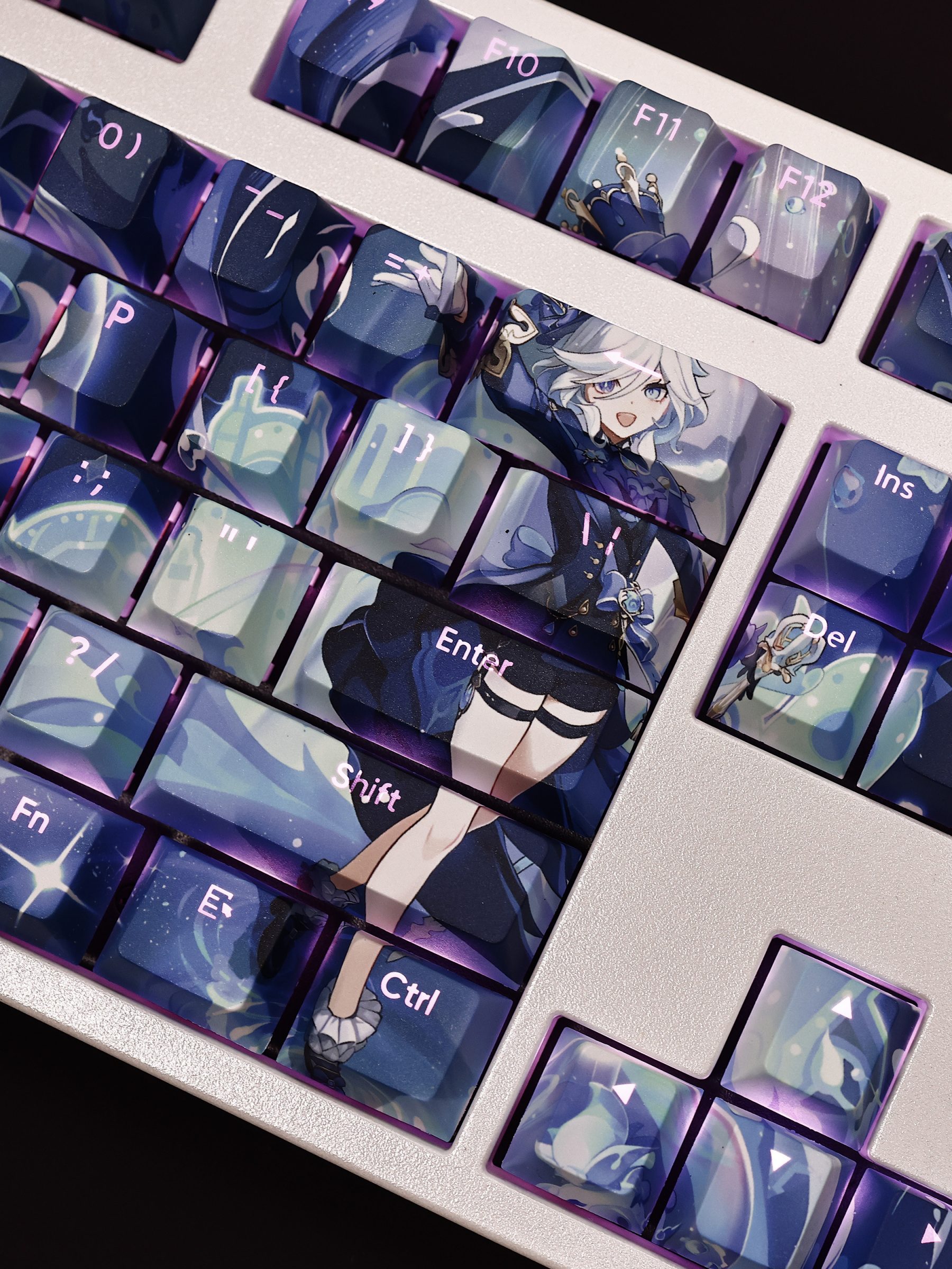 芙寧娜透光RGB108鍵標準配列衛星軸鍵帽-CASEZONE