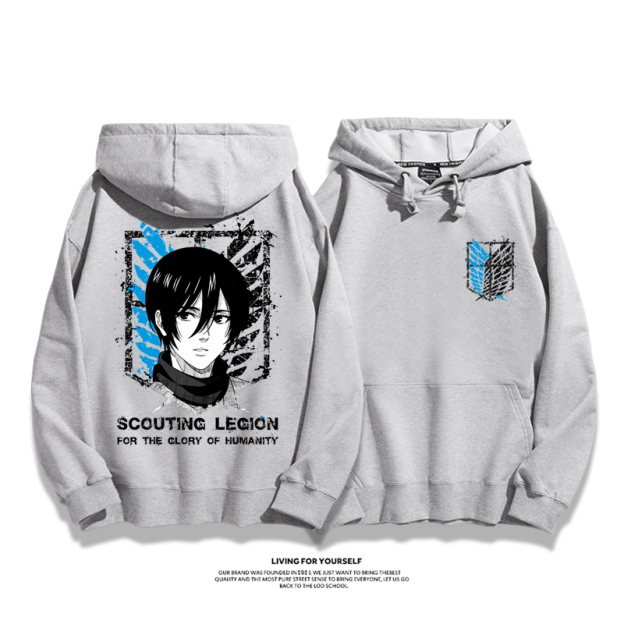 進擊的巨人 2025秋冬新款 親子情侶男女連帽衛衣-ZUIHANG SHOP